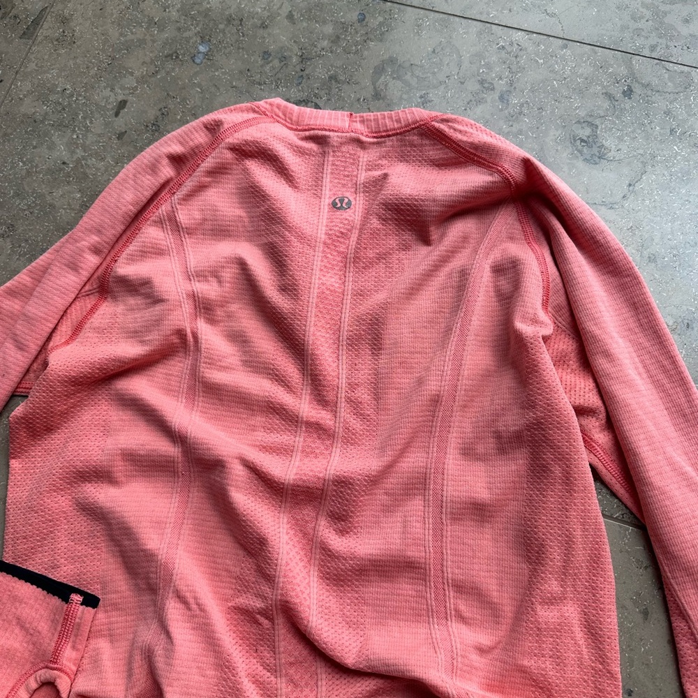 Lululemon Pink Long Sleeve Top